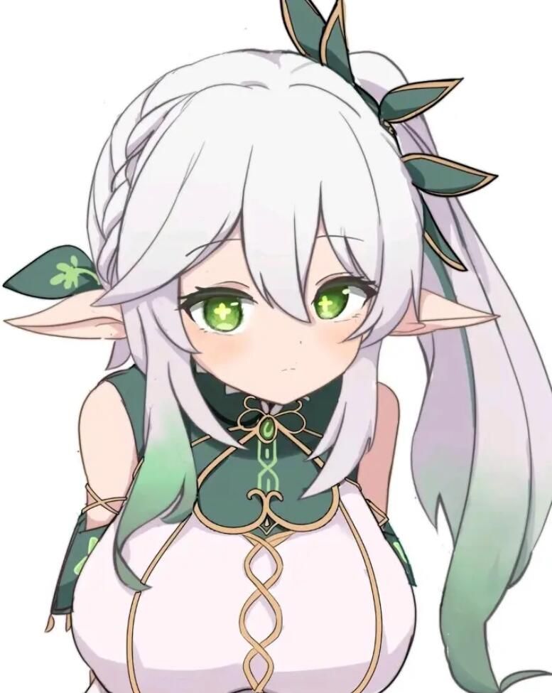 原神纳西妲透明开襟图